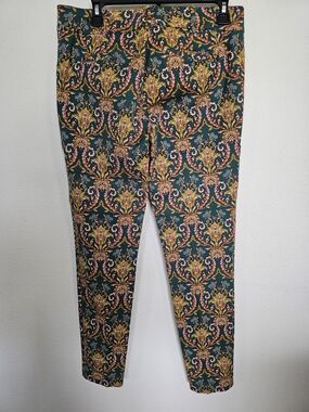 NWOT New York & Company Audrey Printed Ankle Pants, SZ 6